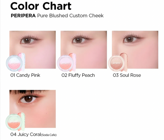 peripera Pure Blushed Custom Cheek 4.2g
