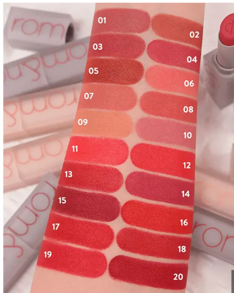 rom&nd ZERO MATTE LIPSTICK (20 Colors)
