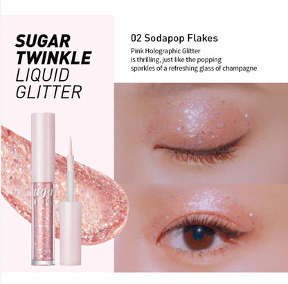 peripera Sugar Twinkle Liquid Glitter 1.9g (3 Colors)