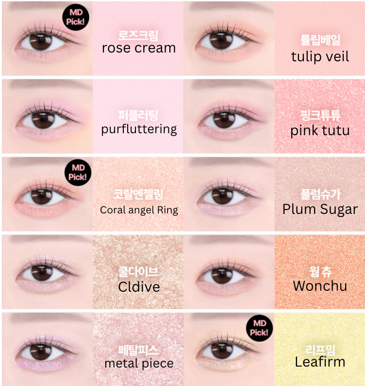 [NATURE REPUBLIC] DAILY BASIC BLOOM SINGLE SHADOW 1.1 ~ 1.5g (10color)