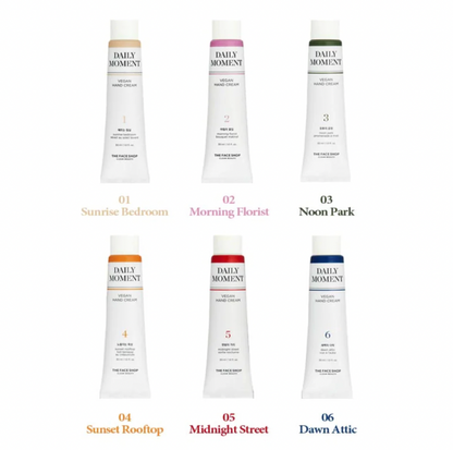 THE FACE SHOP Daily Moment Vegan Hand Cream 30ml (6 Types)